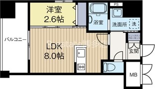 アルティザ博多駅前の物件間取画像